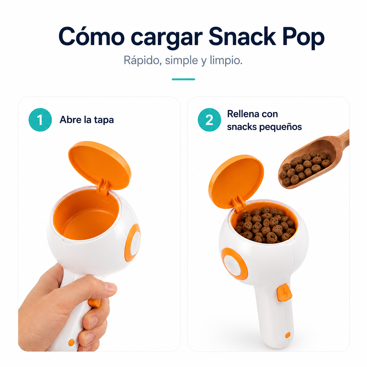 Snack Pop™ | Lanzador de Premios para Mascotas