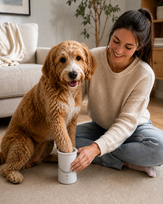 Limpiador Automático de Patas | Despídete del Barro en tu Casa