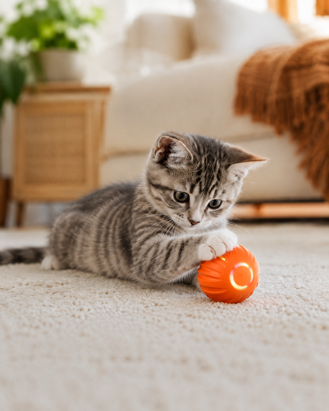 Pelota inteligente interactiva para mascotas - vista adicional 2 - Tukipets
